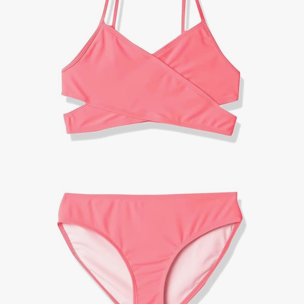 Girls Kanu Surf Kids Swim Bikini - Pink 12 New